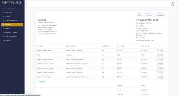 Eminent Laboratories CRM